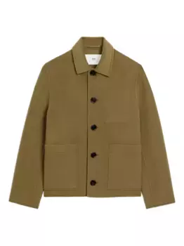 Куртка на пуговицах AMI Paris, зеленый