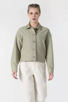 Куртка на пуговицах и косых карманах Colin'S, зеленый