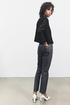 Куртка на пуговицах коллекции ZW ZARA, черный