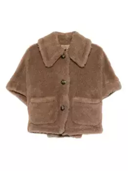 Куртка на пуговицах MAX MARA, коричневый