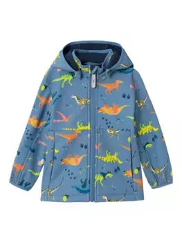 Куртка Name It для активного отдыха "NMMMALTA05 SOFTSHELL JACK", с капюшоном, цвет Coronet Blue