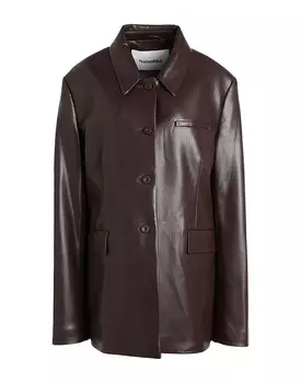 Куртка Nanushka, темно-коричневый