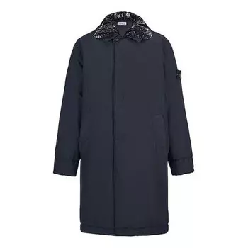 Куртка naslan down coat 'navy' Stone Island, синий