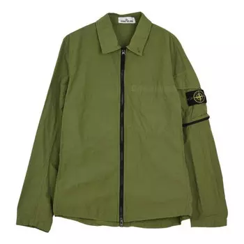 Куртка naslan light jacket 'olive' Stone Island, зеленый