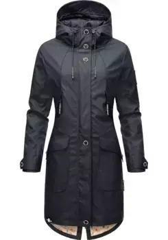 Куртка Navahoo для отдыха "Schtchen", с капюшоном, современный плащ с капюшоном, цвет морской волны