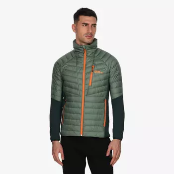 Куртка небельхорн пуховая гибридная м Jack Wolfskin, зеленый