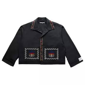Куртка Neighborhood Cropped Embroidery Jacket Grey, серый