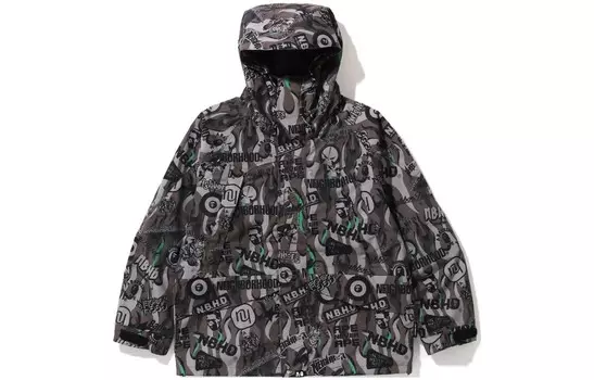 Куртка Neighborhood X для мужчин A Bathing Ape, серый