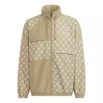 Куртка neo m monogram wb 2 'tan' Adidas, бежевый