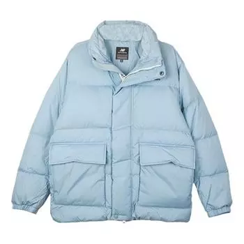 Куртка New Balance Essentials Puffer Jacket 'Blue', синий