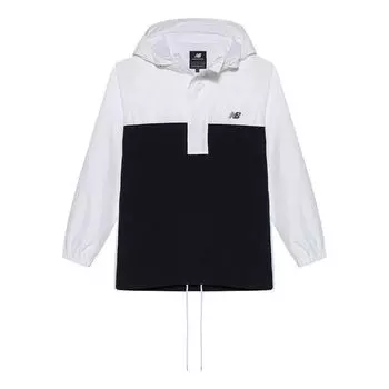 Куртка New Balance Fleece Windbreakers 'White Black', белый