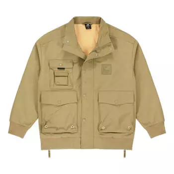 Куртка New Balance Multiple Pockets Cargo Windproof Sports Logo Jacket Dark Brown, коричневый