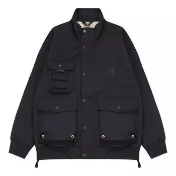 Куртка New Balance Multiple Pockets Cargo Windproof Sports Logo Jacket Black, черный