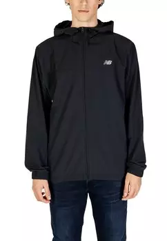 Куртка New Balance с капюшоном, черный