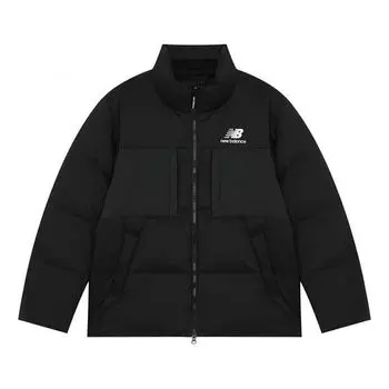 Куртка New Balance Short Down Jacket 'Black', черный