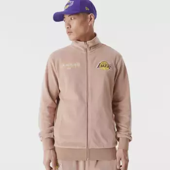 Куртка New Era LA Lakers NBA Lifestyle Velours Trackjacket, бежевый