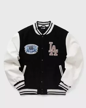 Куртка New Era Mlb Patch Vrsity Jckt Los Angeles Dodgers, черный