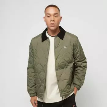 Куртка New Era Quilted Coach Jacket, зеленый