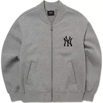 Куртка New York Yankees унисекс, цвет серый, меланж Mlb