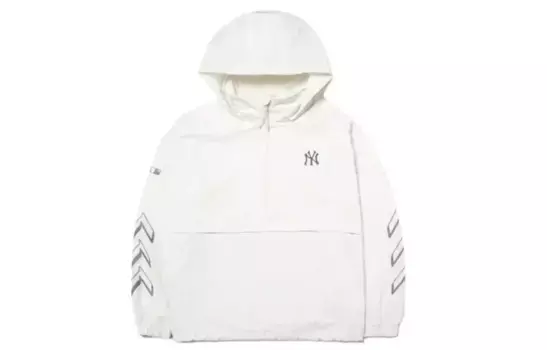 Куртка New York Yankees унисекс цвета слоновой кости Mlb, цвет Ivory White