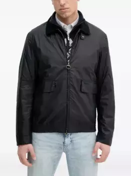 Куртка Newbury на молнии Barbour, синий