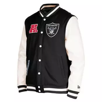 Куртка NFL LAS VEGAS RAIDERS SIDELINE VARSITY JACKET New Era, цвет Schwarz