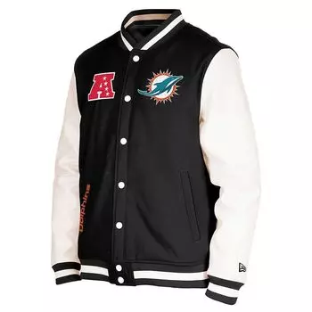 Куртка NFL MIAMI DOLPHINS SIDELINE VARSITY JACKET New Era, цвет Schwarz