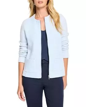 Куртка NIC+ZOE Weave Mix Knit Zip Jacket, цвет Blue Mix