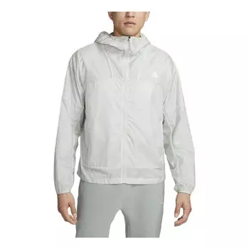 Куртка Nike ACG Windproof Cinder Cone Jacket 'Light Silver Summit White', цвет silver
