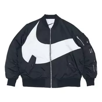Куртка Nike big swoosh bomber 'Black', Черный