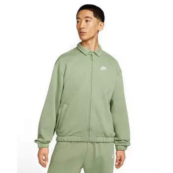 Куртка Nike Club Fleece Men's Harrington, светло-зеленый/белый