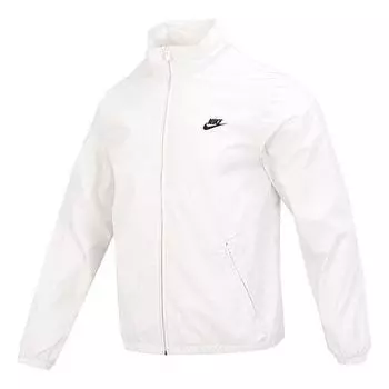 Куртка Nike Club+ Full-Zip Woven Jacket, белый