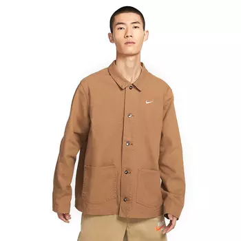 Куртка Nike Life Men's Unlined Workwear, светло-коричневый/белый