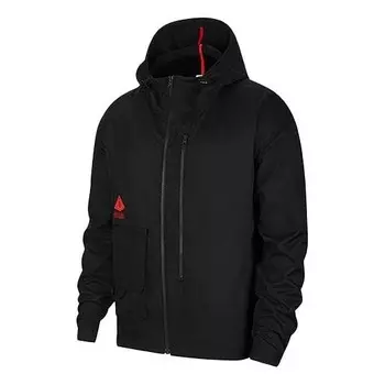 Куртка Nike Lightweight Hooded, черный/красный