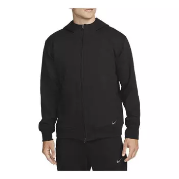 Куртка Nike long sleeves hooded zipped jacket 'Black' DQ4877-010, черный
