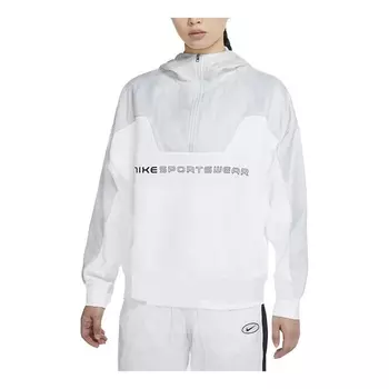 Куртка Nike Printing Sports Hooded Jacket White CZ8865-100, белый