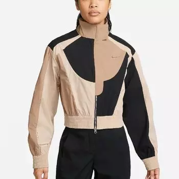 Куртка Nike Sportswear Collection Women's Woven, коричневый/черный/бежевый