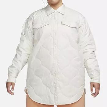 Куртка Nike Sportswear Essential Women's Quilted Trench (Plus Size), светло-бежевый
