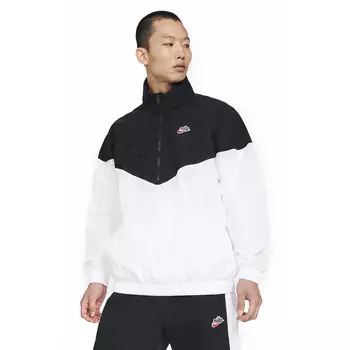 Куртка Nike Sportswear Windrunner Hooded, черный/белый