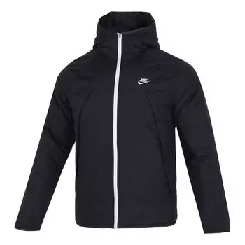 Куртка Nike Sw Therma-fit Legacy waterproof Reversible Stay Warm Hooded Padded, черный