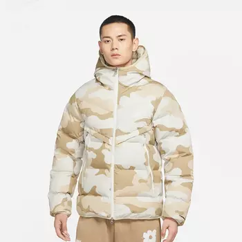 Куртка Nike Therma-Fit Windrunner Men's Warm Hooded Camouflage, бежевый/белый