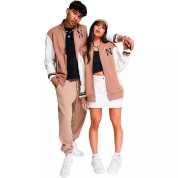 Куртка Nike Unisex Retro Collegiate Varsity In Archaeo, коричневый