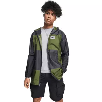 Куртка Nike Utility Colour Block Hooded, хаки/черный