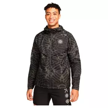 Куртка Nike Wild Windrunner Allover Print, черный