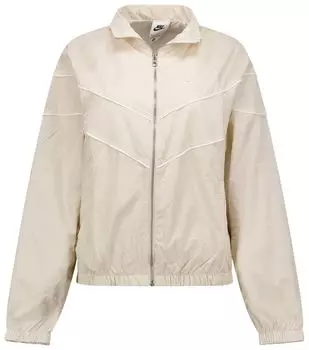 Куртка Nike Windrunner Loose UV Woven Full-Zip Jacket 'Light Orewood Brown/White', коричневый