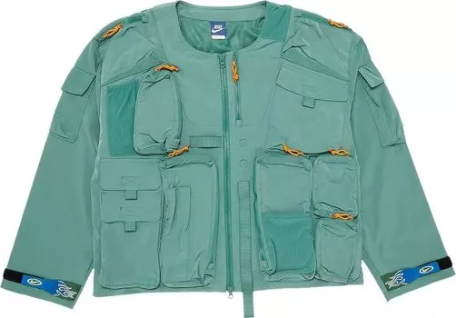 Куртка Nike x Cactus Plant Flea Market Fisherman Jacket In Green, зеленый