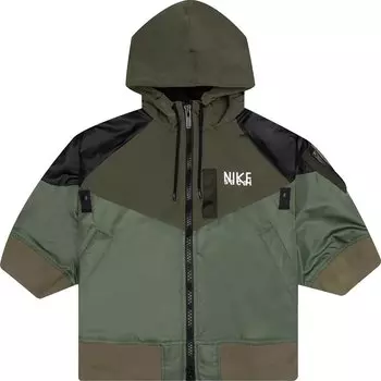 Куртка Nike x Sacai Full Zip Hooded Jacket Khaki, загар