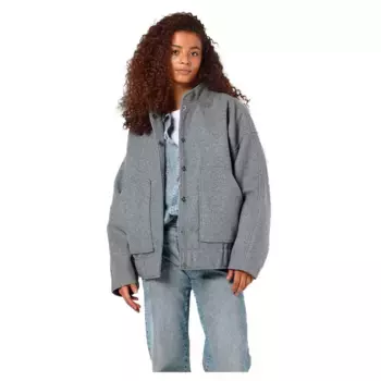 Куртка Noisy May Halston bomber, серый