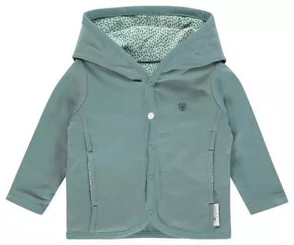 Куртка Noppies, серый/мятно-зеленый