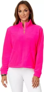 Куртка Noreen Fleece Pullover Lilly Pulitzer, цвет Pink Palms